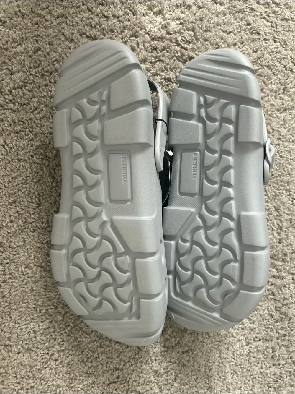Birkenstock Gray Clog Sandals Adjustable Buckle Strap EU 44 US 11